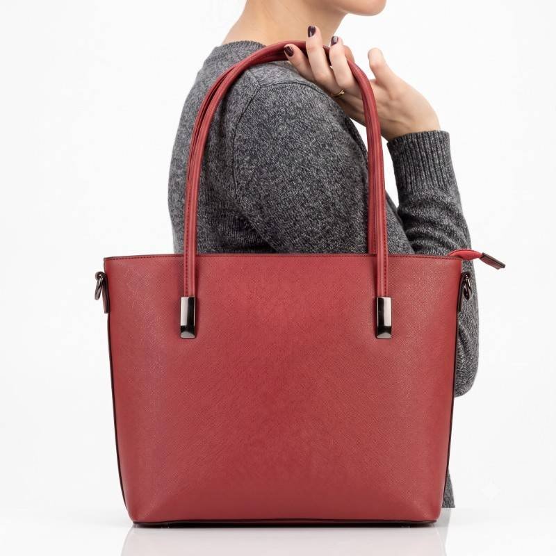 Beautiful medium size hard body tote bag - view 2
