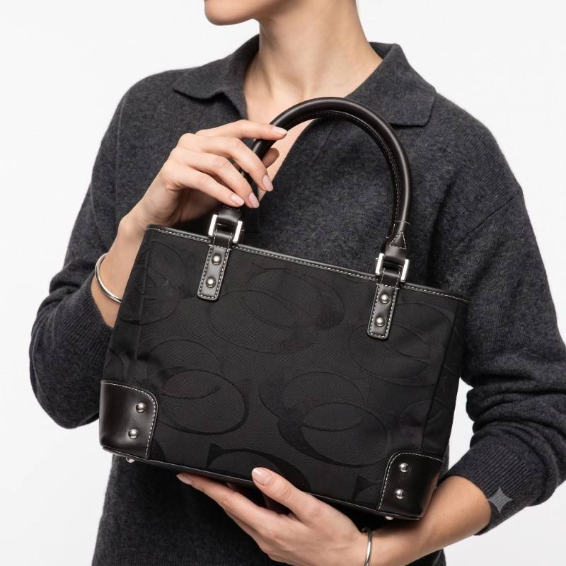 Coach style black Handbag - view 2