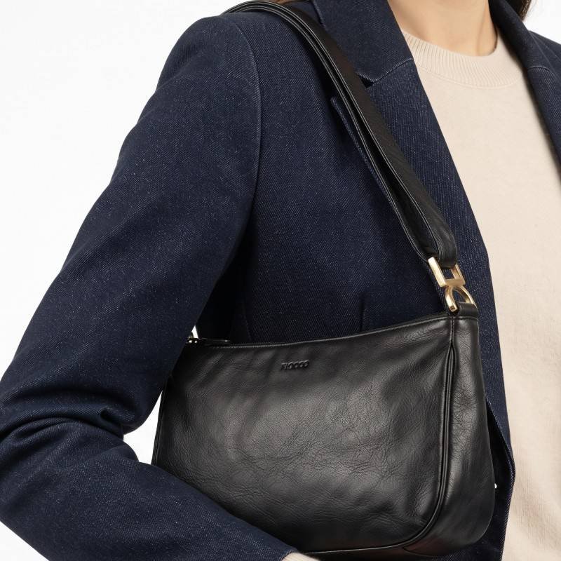 Picard Women's Black Genuine Leather Shoulder Bag - view 2