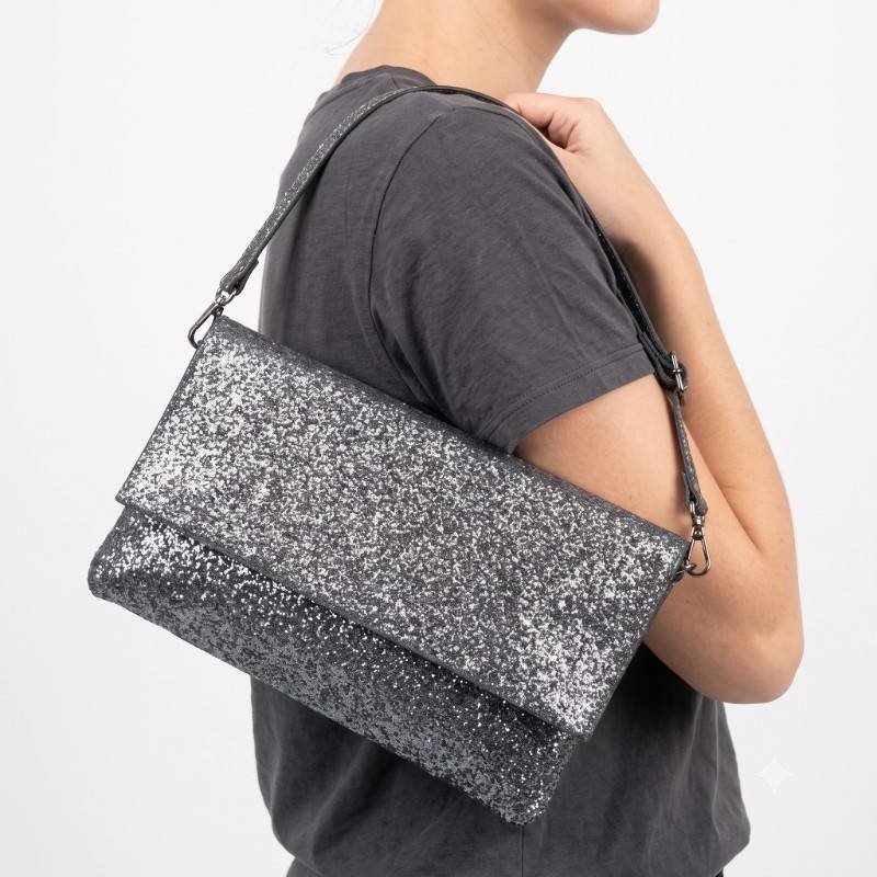 Beautiful sparkle party clutch+Crossbody - view 2