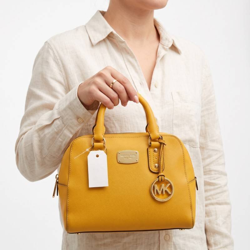 Michael kors branded leather handbag - view 2