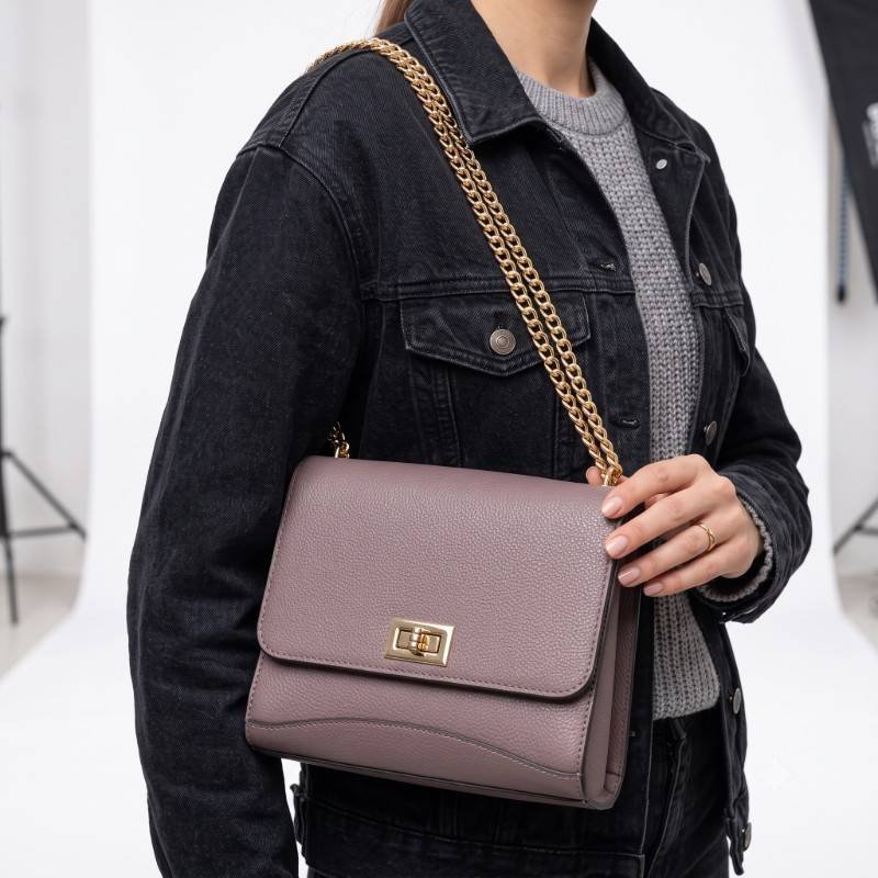 Premium Textured Flap Shoulder Bag - view 2