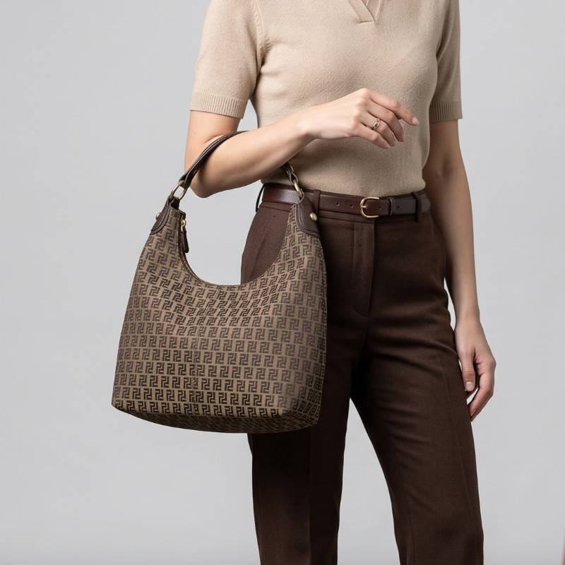 Classic Monogram Hobo Shoulder Bag for Women - view 2