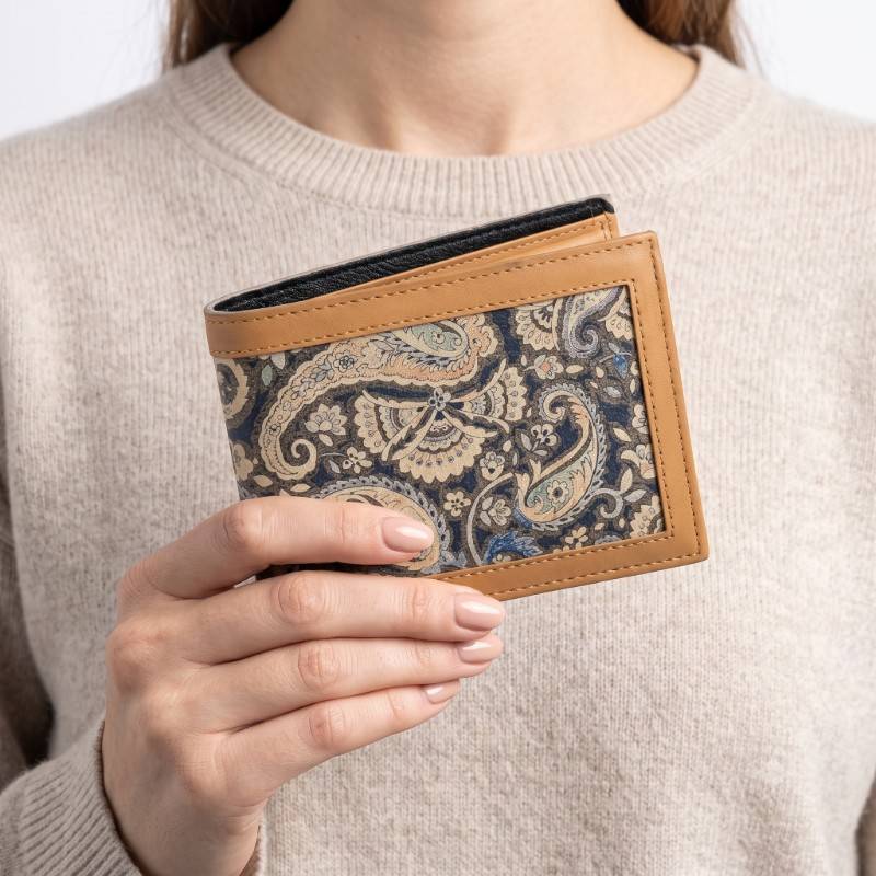 Premium Men's Paisley Printed Wallet - view 2