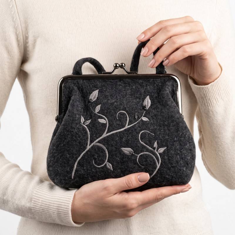 Principles branded clutch - view 2