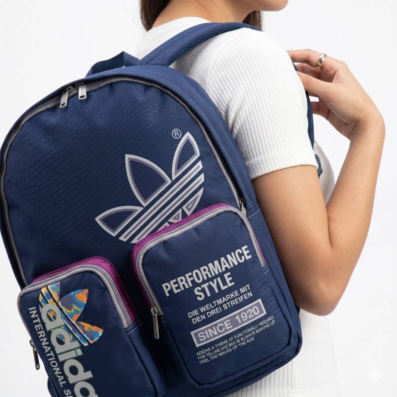 Adidas blue japanese bagpack  - view 2