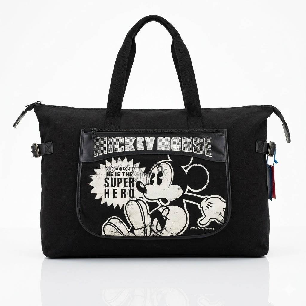Black Mickey Mouse 10/9 condition Travelling Bag