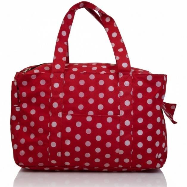 Polka Red Travelling Bag