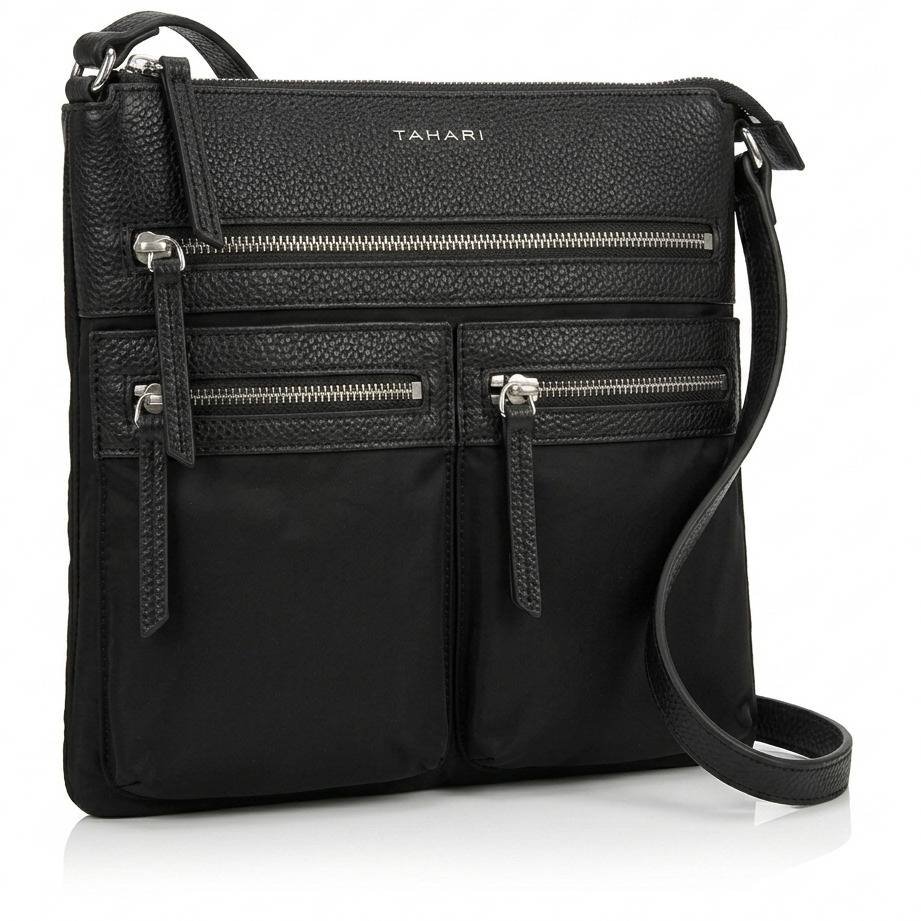 Tahiri cross body bag in leather
