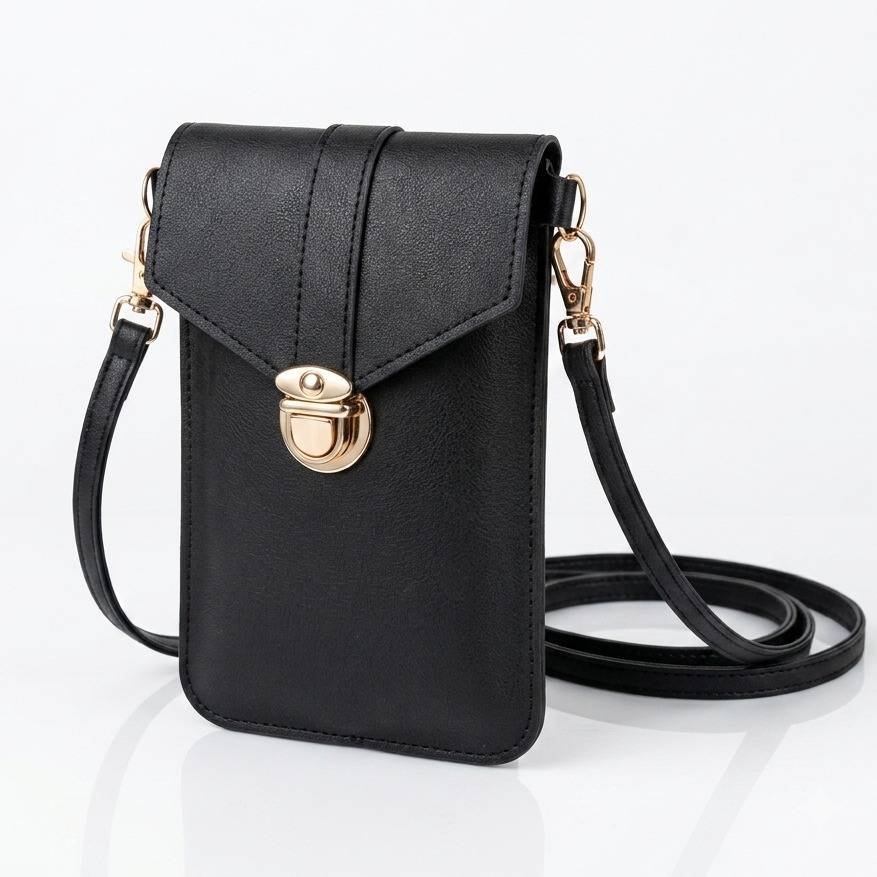 Premium Leather Crossbody Mobile Bag